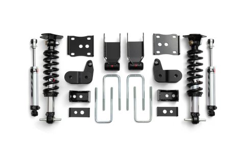QA1 Lowering Kits for 2015-2020 F-150 - LK02-FF02 Suspension Kit, Coilover, Flip Kit, Double Adjustable Shocks, 1-3 in. Front, 3.5-5.5 in. Rear, 4WD, Ford, Kit