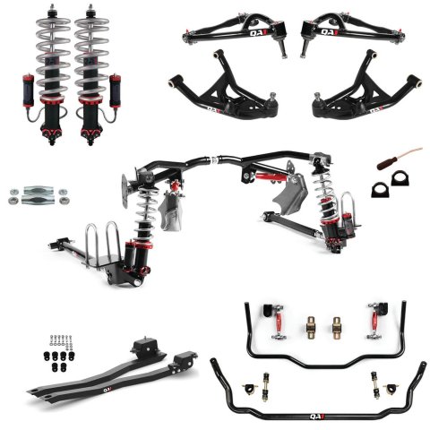 QA1 Level 3 Full Vehicle Handling Suspension Kits for 1975-1981 CAMARO, FIREBIRD - HK53-GMF2 Kits, 3.0 Drag Kit, Front/Rear Shocks, Coil Springs, Front/Rear Sway Bar, Trailing Arms, Control Arms. Chevy, Pontiac, Kit
