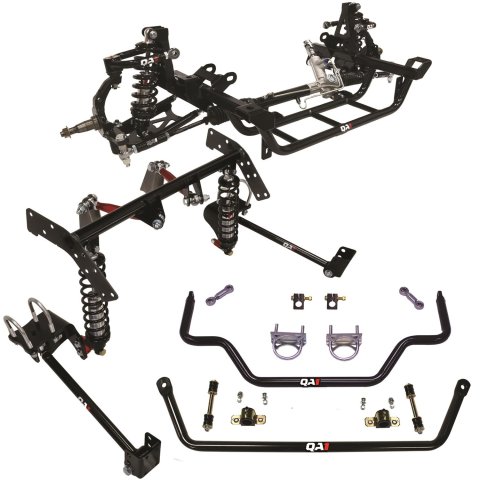QA1 Level 2 Full Vehicle Handling Suspension Kits for 1964-1966 BARRACUDA, 1963-1966 DART, 1962-1966 VALIANT - HK32-CRA1 Packages, Handling, Coil Springs, Shocks/Struts, Sway Bars, Control Arms, 0-2.000 in. Drop, Dodge, Plymouth, Kit