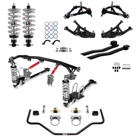 QA1 Level 2 Full Vehicle Drag Racing Suspension Kits for 1968 CHEVY II, 1969-1972 NOVA, 1971-1972 VENTURA - DK42-GMX2 Handling Packages, Kits, Coilovers, 4-Link, Control Arms, Subframe Connectors, Chevrolet, Pontiac, Kit