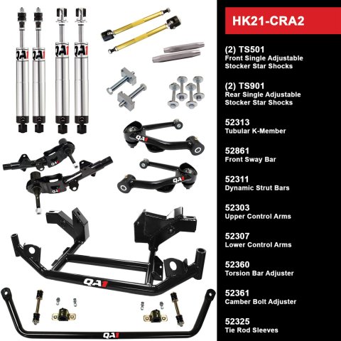 QA1 Level 1 Full Vehicle Handling Suspension Kits HK21-CRA2 Packages, Handling, Shocks/Struts, Front Sway Bar, Control Arms, Dodge, Plymouth, Kit