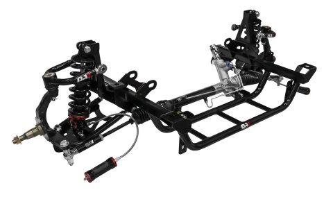 QA1 Mopar Front Drag Coilover Conversion Systems 52348-M350 Suspension Package, MOD Series, Front, Drag, 0-2 in. Drop, Double Adjustable, 350 lbs/in. Spring Rate, Tubular Arms, Mopar, B and E Body, Kit