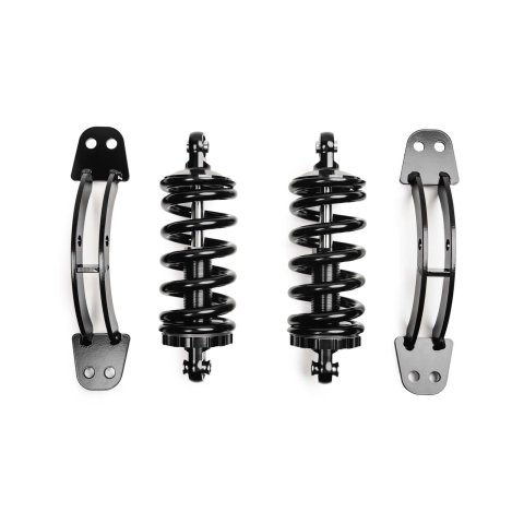 QA1 Spring Slider Kits for 1982-1992 CAMARO, FIREBIRD - SS304-07850 Sliders, Coil Springs, Steel, Black, 850lb Springs, Chevy, Pontiac, Kit