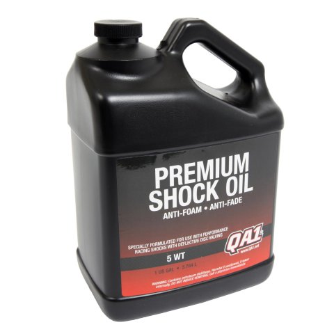 QA1 Shock Oil SF16 and Fork Oils, Oil, Synthetic, 5W, 1 Gallon, Designed for Racing Shocks with Deflective Disc Valving, Each