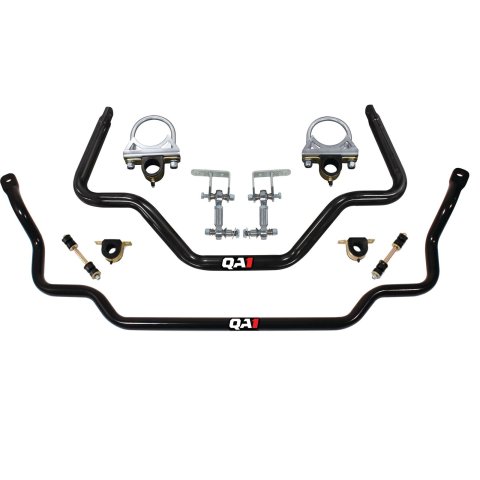 QA1 Sway Bars 52859 Bar, Big Wheel, Front/Rear, Hollow Front/Rear, Chromoly, Black, 1.250 in. Diameter, Fixed Mount, Buick, Oldsmobile, Chevy, Pontiac, Kit