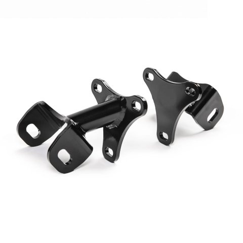 QA1 Engine Mount Kits for 1982-1992 CAMARO, FIREBIRD - 7740-480 Mount, Swap, Bolt-In, Steel, Black, Chevy, Pontiac, Pair