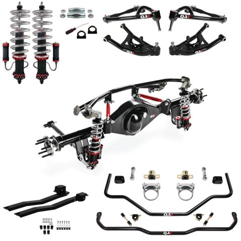 QA1 Level 3 Full Vehicle Handling Suspension Kits for 1968 CHEVY II, 1969-1972 NOVA, 1971-1972 VENTURA - HK43-GMX2RN Packages, Kits, Coilovers, 4-Link with 9 in. Housing, Control Arms, Subframe Connectors, Chevrolet, Pontiac, Kit