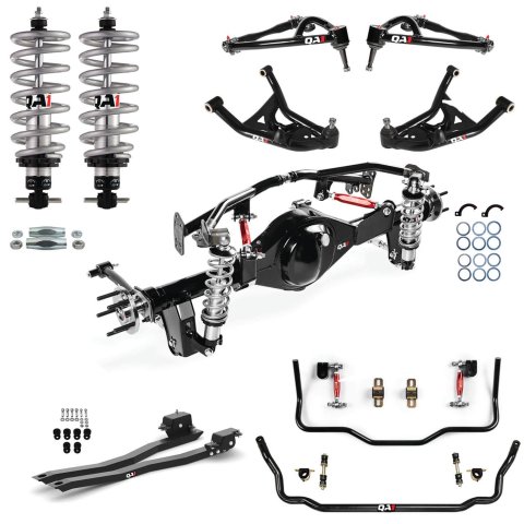 QA1 Level 2 Full Vehicle Handling Suspension Kits for 1970-1974 CAMARO, FIREBIRD - HK42-GMF2RS Packages, Kits, Coilovers, 4-Link with 9 in. Housing, Control Arms, Subframe Connectors, Chevrolet, Pontiac, Kit