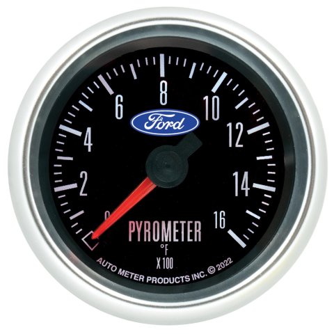 AutoMeter Gauges 880905 GAUGE, PYROMETER (EGT), 2 1/16", 1600ºF, DIGITAL STEPPER MOTOR, FORD