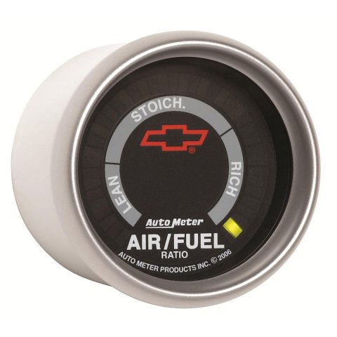 AutoMeter Sport-Comp Digital Chevy Bowtie Series Gauges 3675-00406 Gauge, II, Emblem, Air/Fuel Ratio, Lean/Rich, 2 1/16 in., Analog, Electrical, Each