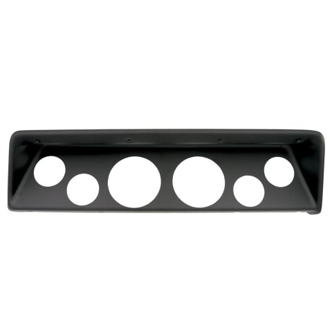 AutoMeter Direct-Fit Dash Gauge Panels for 1969-1988 NOVA - 2112 Panel, Direct-Fit, Instrument Cluster, Black, Plastic, Two 3 3/8 in. Holes, Four 2 1/16 in. Holes, Chevrolet, Each