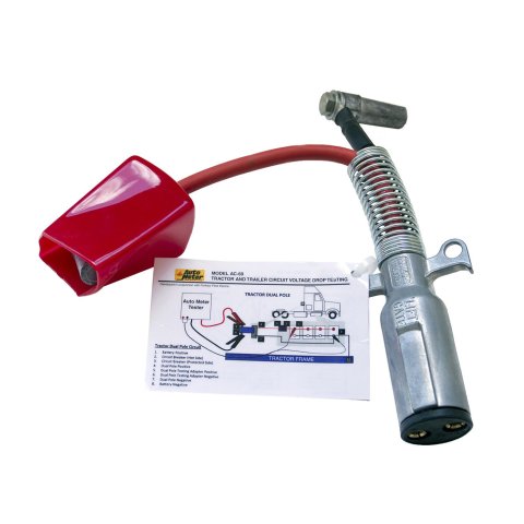 AutoMeter Electrical Test Leads and Probes AC-69 ADAPTER, DUAL POLE, TRACTOR & TRAILER
