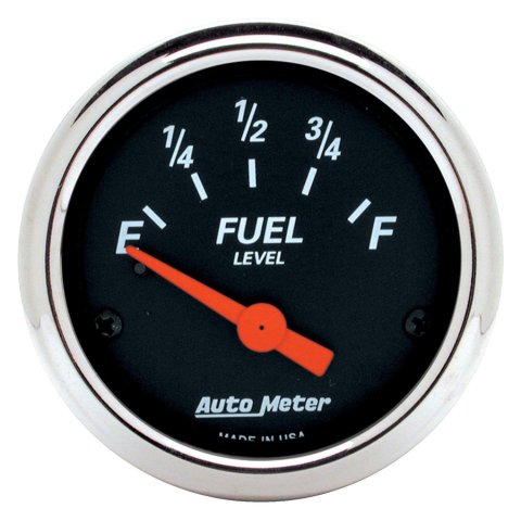 AutoMeter Designer Black Instrument Clusters 7049-DB Gauges, Cluster, Analog, Speedometer, Oil Pressure, Water Temperature, Fuel Level, Face, Gauge Panel, Chevy, Kit