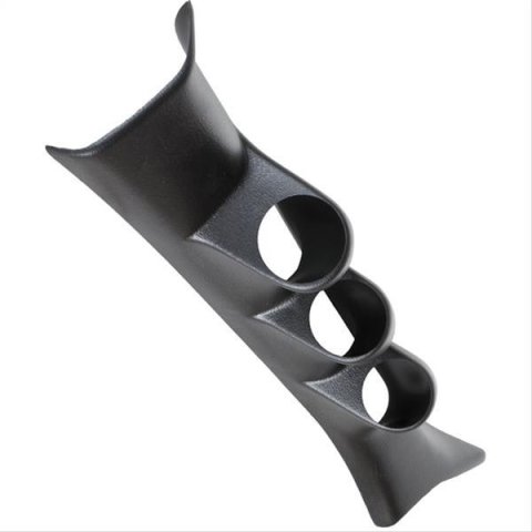 AutoMeter Pillar Gauge Pods for 1995-1999 MAXIMA - 22803 Mount, Pod, Triple, 2 1/16 in., Black, Full Coverage, Nissan, Each