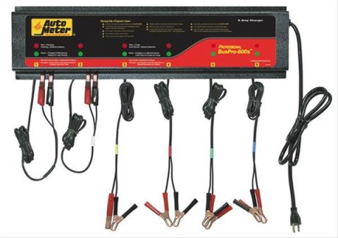 AutoMeter BusPro Smart Battery Chargers BUSPRO-600S Charger, BusPro-600, 12 V, Charger, 30 Amp, Each