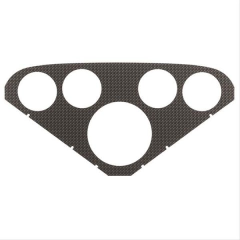 AutoMeter Gauge Faceplates 2125 Bezel, Plastic, Carbon Fiber Look, for 2208 Panel, Chevrolet, Truck, Each