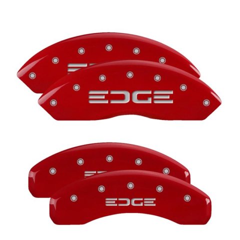 MGP Caliper Covers - Brake for 2011-2014 EDGE 10119SCUSDF Set Of 4 Covers, Engraved Front And Rear: Custom Graphics, Designated Finish.