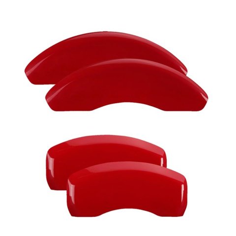 MGP Caliper Covers - Brake for 1997-1998 Z3 22202SCLCRD Set Of 4 Classic Covers, Red Powder Coat Finish
