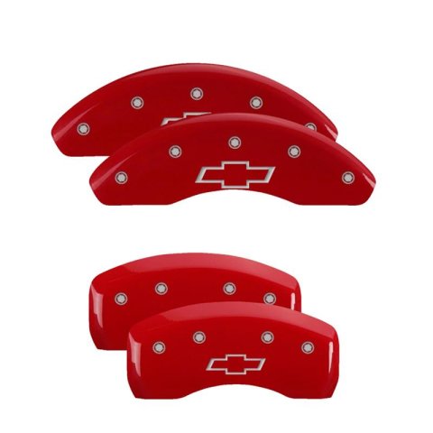 MGP Caliper Covers - Brake for 2016-2019 CRUZE, 2016-2018 VOLT 14239SCUSDF Set Of 4 Covers, Engraved Front And Rear: Custom Graphics, Designated Finish.