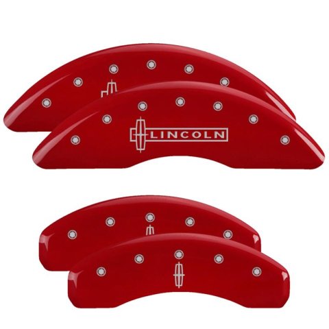 MGP Caliper Covers - Brake for 2007-2009 NAVIGATOR 36010SCUSDF Set Of 4 Covers, Engraved Front And Rear: Custom Graphics, Designated Finish.