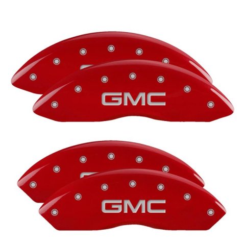 MGP Caliper Covers - Brake for 2009-2017 SAVANA 2500, 3500 34211SCUSDF Set Of 4 Covers, Engraved Front And Rear: Custom Graphics, Designated Finish.