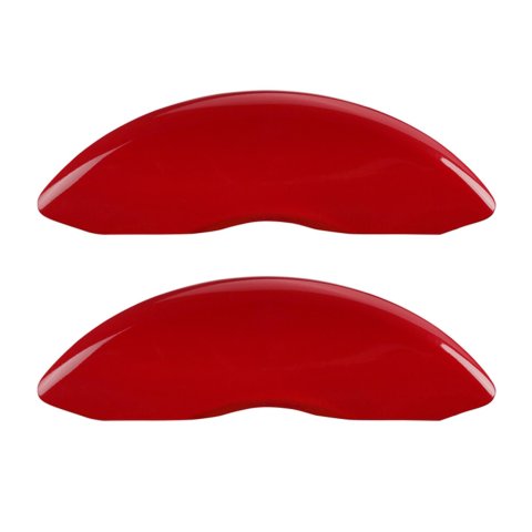 MGP Caliper Covers - Brake for 2018-2020 NAVIGATOR 36033SCLCRD Set Of 4 Covers, No Engraving: Classic Covers, Red Powder Coat Finish, Silver Characters