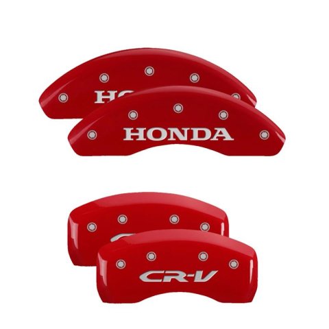 MGP Caliper Covers - Brake for 2017-2025 CR-V 20221SCUSDF Set Of 4 Covers, Engraved Front And Rear: Custom Graphics, Designated Finish