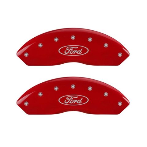 MGP Caliper Covers - Brake for 2011 FOCUS 10155FCUSDF Front Set 2 Covers, Engraved Front: Custom Graphics, Designated Finish.