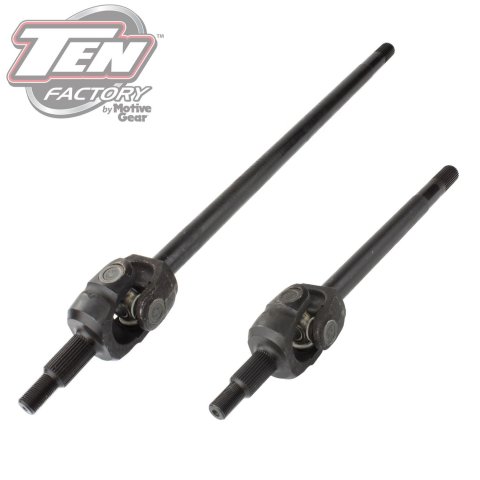 Motive Gear Ten Factory Axle Shafts for 2007-2018 WRANGLER - MG22154 Shafts, Factory, Front Inner and Outer, 4340 Chromoly, 30-spline, 25.378 in./40.429 in. Length, Kit