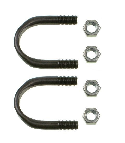 Motive Gear Universal Joint U-Bolt Kits MGUB1310 U-Bolts, Steel, Natural, AMC, Buick, Cadillac, Checker, Chevrolet, Dodge, Ford, GMC, Lincoln, Mercury, Plymouth, Pair