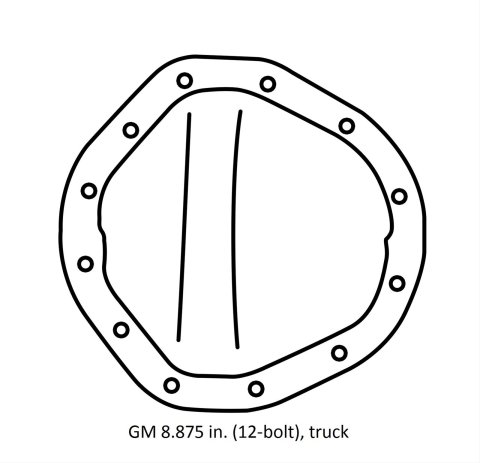 Motive Gear Ring and Pinion Sets GM12-373 GM 8.875 in. (12-bolt) truck 3.73 Gears Gear, Pinion, 3.73:1 Ratio, GM, 12-Bolt, Truck, Set