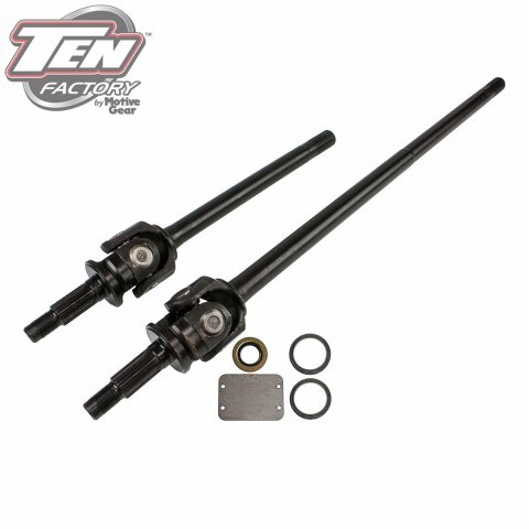 Motive Gear Ten Factory Axle Shafts for 1984-1992 CHEROKEE, 1987-1995 WRANGLER - MG22145 Shafts, Direct Fit, 4340 Chromoly, 27-Spline, 16.500 in./32.310 in. Length, Jeep, Kit