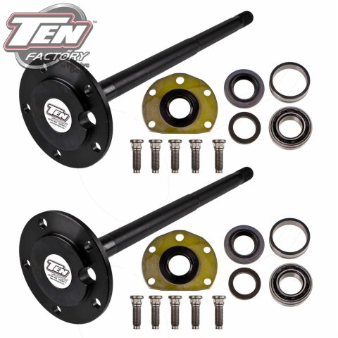 Motive Gear Ten Factory Axle Shafts for 1976-1982 CJ5, CJ7, 1981-1982 SCRAMBLER - MG22125 Shafts, Direct Fit, 4140 Chromoly, 29-Spline, 26.250 in./23.250 in. Length, Jeep, Kit
