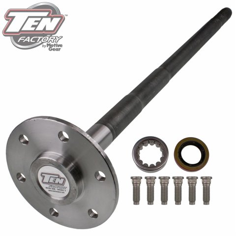 Motive Gear Ten Factory Axle Shafts MG27133 Shaft, Direct Fit, 1541H Alloy Steel, 30-Spline, 30.500 in. Length, Chevy, GMC, Each