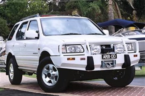 ARB Deluxe Bumpers 3448200 Bumpers, Bumper, Fabricated, Steel, Black, Winch Mount, Compatible with Warn XD9000, M8000, M6000 Winches, Front, for use on Honda®, Isuzu,Kit