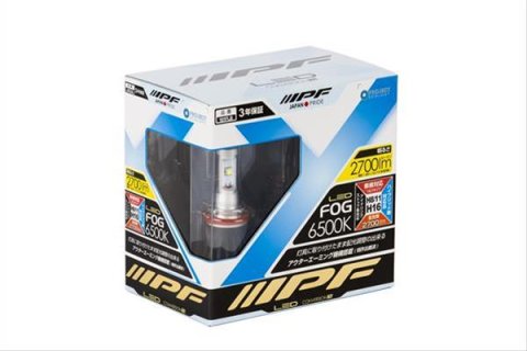 IPF LED Conversion Light Bulbs 101FLB Bulb, Bulb, H8/H11/H16, LED, White, 6500K, 12.0 Watts, Pair