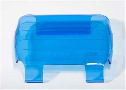 ARB Auxiliary Light Covers 800CCB Cover, Rectangular, Polycarbonate, Blue, IPF Logo, IPF 800 Series, Pair