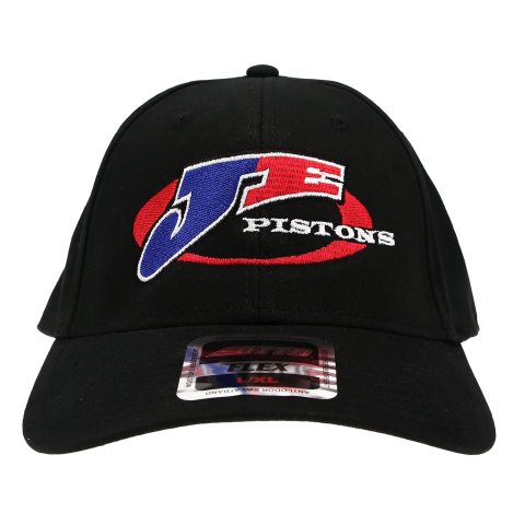 JE Pistons Hats J328X Hat, Ball Cap, Curved Bill, Material, Logo, Black, Fitted, Large/X-Large, Each