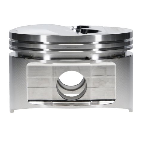 JE Pistons 427/428 FE Dome Top 168741R Piston, Bore 4.250 in., Bore 107.950mm, Stroked, Dome, Forged Aluminum, Right Exhaust Valve Orientation, Ford, Each
