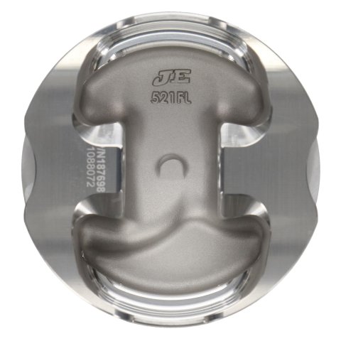 JE Pistons 350 Small Block 23 Degree Flat Top 187698L Pistons, Single - SBC STD FLAT TOP