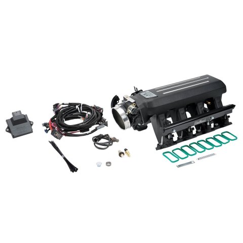 Edelbrock Pro-Flo 4 XT EFI Systems 35993 Fuel Injection System, XT, Self-Learning, Sequential Multi-Port, Black Powdercoated, 550 HP Max, Gen III/IV Rectangle Port, Kit