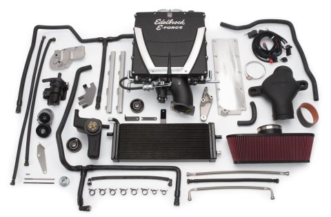 Edelbrock E-Force Corvette C6 Stage 3 Pro-Tuner Supercharger Kits for 2008-2013 CORVETTE - 1592 System, Competition, Non Dry Sump Models Only, Chevy, LS3, 6.2L, Kit