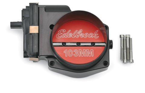 Edelbrock Throttle Bodies 38989 Body, Aluminum, Black Anodized, 103mm, Digital, Ford, 5.0L, Each