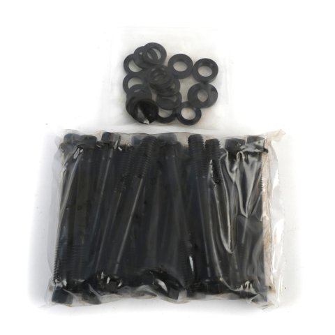 Edelbrock E-Series Head Bolt Kits 85602 Cylinder Bolts, Hex Head, Ford, 351C, Performer Heads, Kit