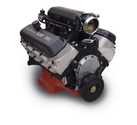 Edelbrock Musi 555 C.I.D. 697 HP Pro-Flo 4 Long Block Crate Engines 49557 Engine, Edelbrock/Musi XT EFI, Big-Block Chevy, and 643 TQ, Engine, Each