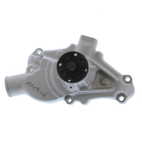Edelbrock Victor Series High Performance Street Mechanical Water Pumps 88100 Pump, Mechanical, Short, High-Volume, Aluminum, Natural, Clockwise, Chevy, Small Block, Each
