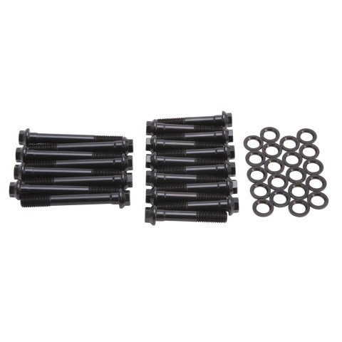 Edelbrock E-Series Head Bolt Kits 85032 Cylinder Bolts, Hex Head, Washers, for Use On Performer RPM Heads, Buick, 6.6L, 7.0L, 7.5L, Kit