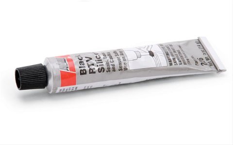 Edelbrock High-Temp Silicon Sealant 1076 SILICONE, 3 oz. BLACK Gray