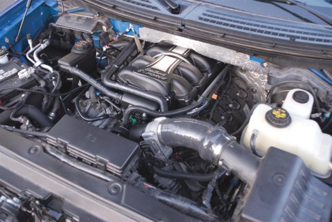 Edelbrock E-Force Ford F-150 Stage 1 Street Legal Supercharger Kits for 2011-2014 - 1584 Supercharger, E-Force, Eaton Gen VI, Serpentine, Black, Intercooler, Ford, 5.0L Modular, Automatic, Kit