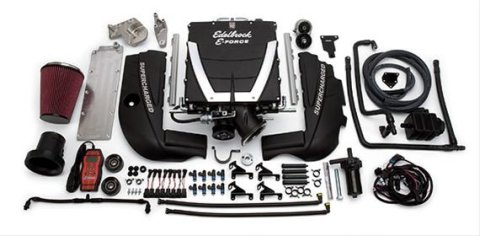Edelbrock E-Force Universal Supercharger Systems for Engine Swaps 15461 Supercharger, Universal, Gen III LS1 Swap, Truck Belt Offset, Cathedral Port, Tuning Required, Kit
